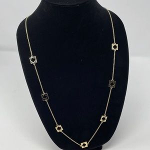 Kate Spade Hole Punch Gold Necklace